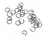 Kroužky z nerezové oceli, 6x1 mm (250 ks)