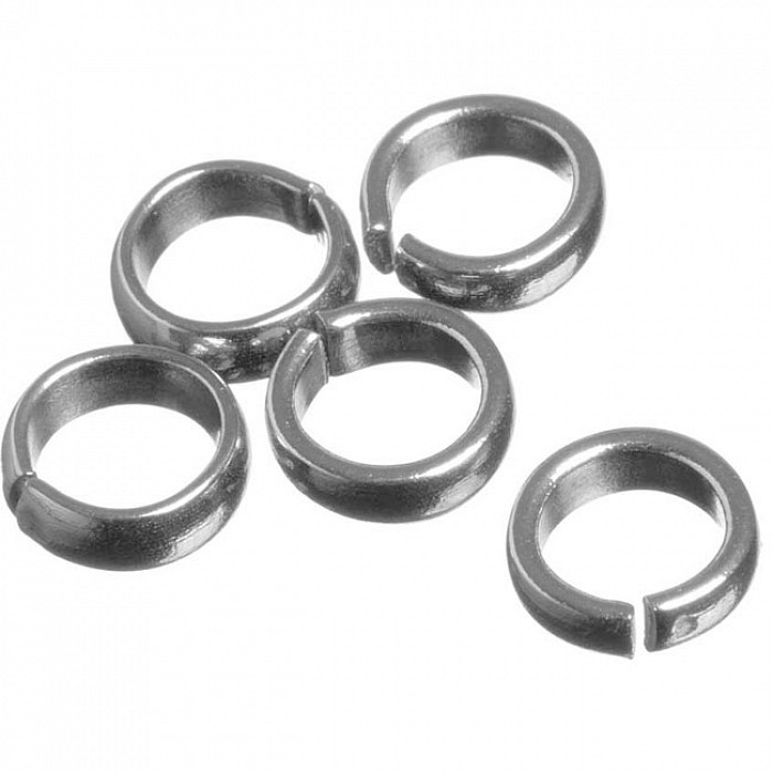 Kroužky z nerezové oceli, 6x2 mm (10 ks)