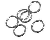 Kroužky z nerezové oceli, 8x1 mm (4 ks)