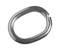 Kroužky z nerezové oceli, 13x11x1,8 mm (10 ks)