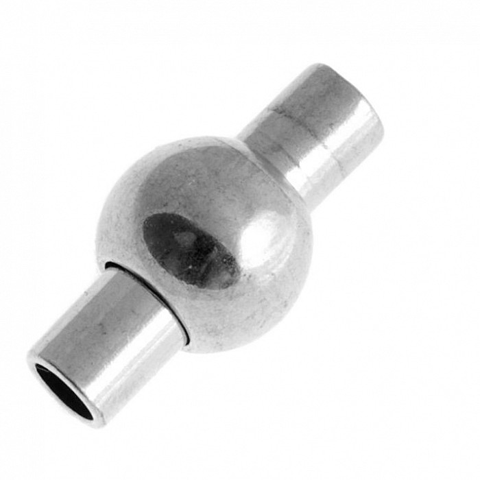 Magnetické zapínání platinové (koncovka), 15 mm 1 set