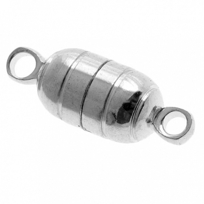 Magnetické zapínání platinové, 15 mm 1 set