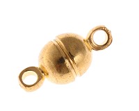 Magnetické zapínání zlaté, 11 mm 1 set