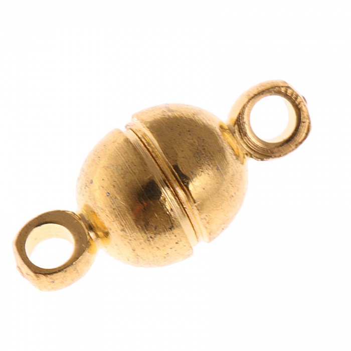 Magnetické zapínání zlaté, 11 mm 1 set