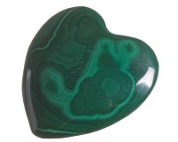 Malachitové srdce 19 mm