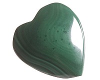 Malachitové srdce 20 mm