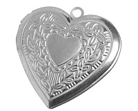 Medailonek z nerezové oceli, 30 mm