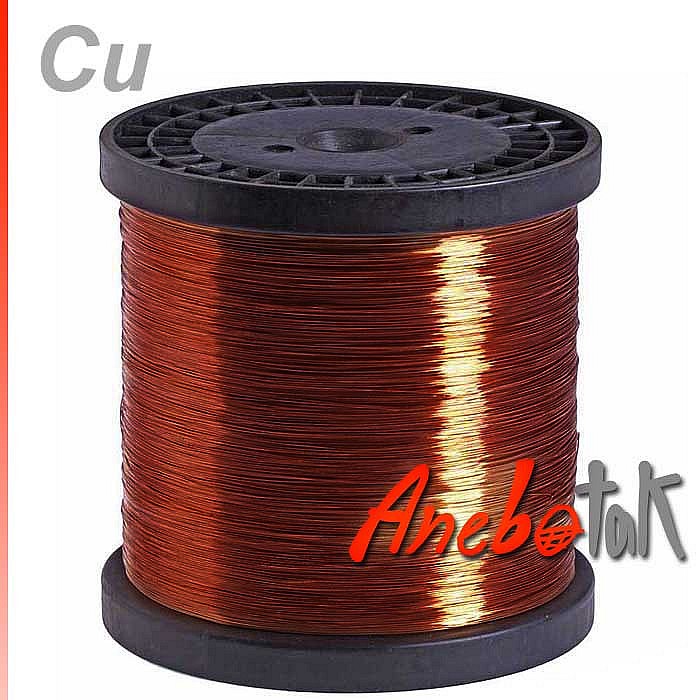 Měděný drát lakovaný, 0,3 mm , cívka 3 kg