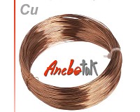 Měděný drát surový měkký; 0,3 mm; cívka 100 m