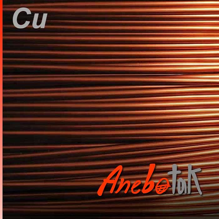 Měděný drát surový měkký 1,4 mm; 1 kg