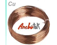 Měděný drát surový polotvrdý, 0,8 mm (100 m)