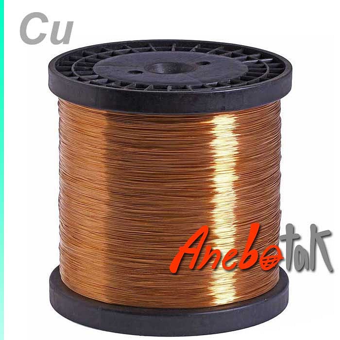 Měděný drát surový polotvrdý, 0,6 mm, cívka 2,9 kg