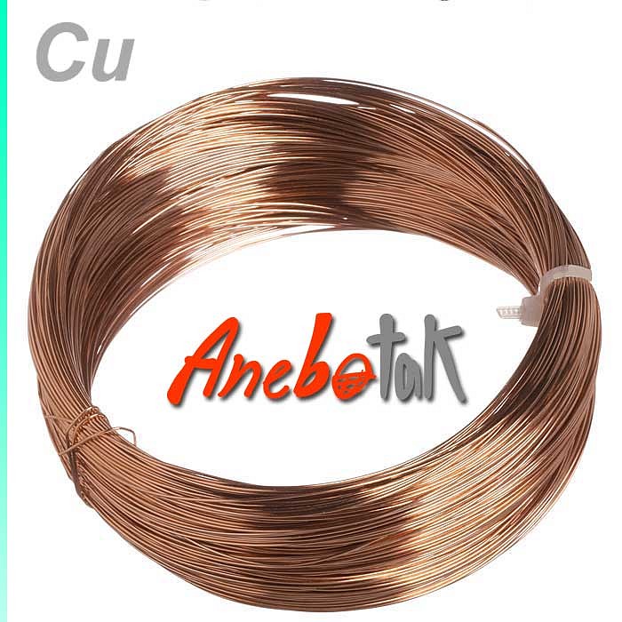 Měděný drát surový polotvrdý, 0,8 mm (100 m)