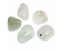 Minerál Prehnit tromlovaný, sada 5 ks