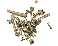 Mosazné špony, 50g