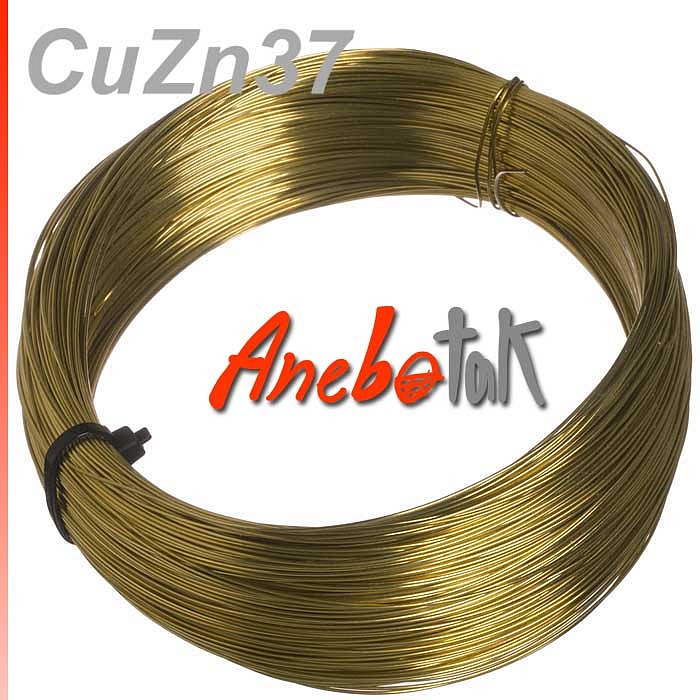 Mosazný drát měkký; 0,4 mm; cívka 100 m