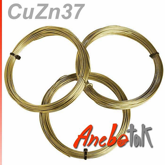 Mosazný drát měkký, 2 mm (1 m)