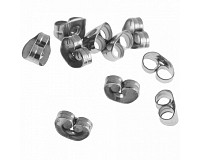Náušnicové zarážky z chir. oceli,3,5x5,5mm (100 ks)