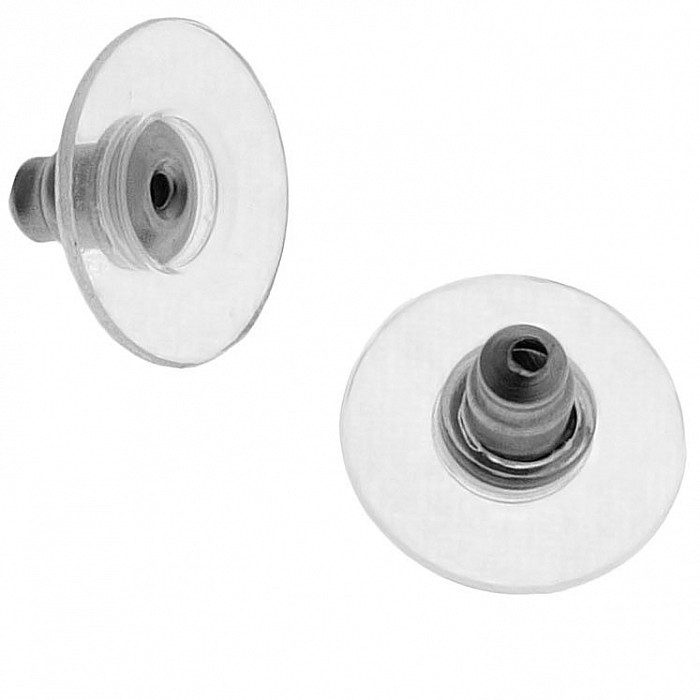 Náušnicové zarážky z nerezové oceli (2 ks)