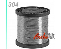 Nerezový drát 304 polotvrdý, 0,6 mm, cívka 2,5 kg