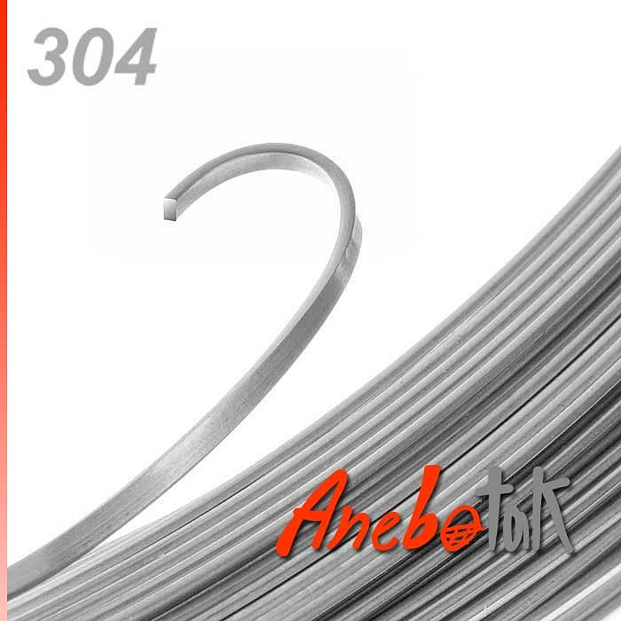 Nerezový drát obdélníkový měkký, 1,4x0,7 mm, svitek 1 m