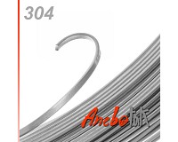 Nerezový drát obdélníkový měkký, 1,4x0,7 mm, svitek 10 m