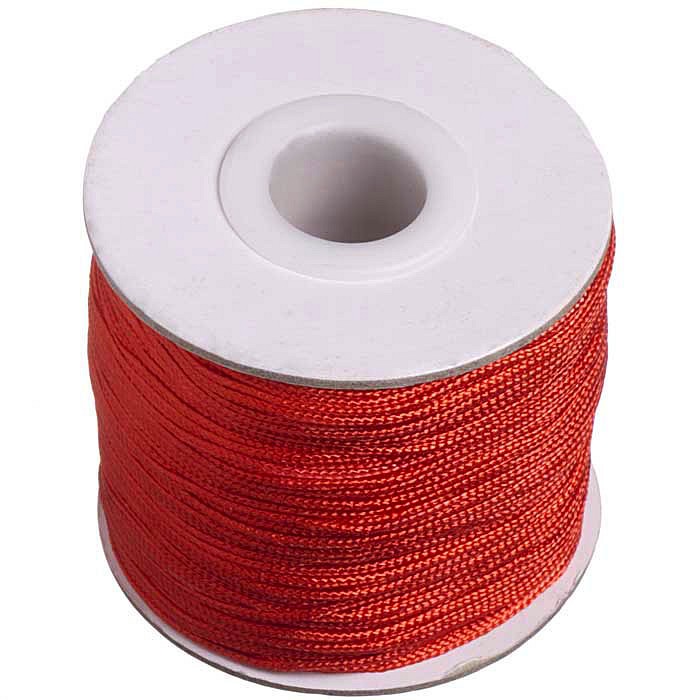 Nylonová šňůrka červená, 1,2 mm, cívka (90 m)