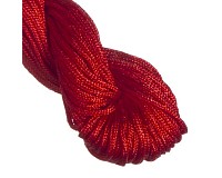 Nylonová šňůrka červená lesklá, 1,2 mm (28 m)