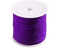 Nylonová šňůrka fialová tmavá, 1 mm, cívka (90 m)