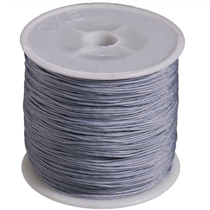 Nylonová šňůrka tmavší šedá, 1 mm, cívka (90 m)