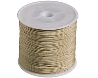 Nylonová šňůrka béžová, 1 mm, cívka (90 m)