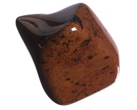 Obsidián mahagonový tromlovaný M