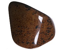 Obsidián mahagonový tromlovaný M