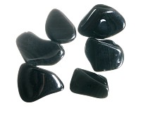 Obsidián tromlovaný  6 ks