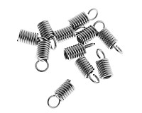 Ocelová pružinková koncovka, 5x11 mm (10 ks)