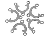 Ocelové ramínko, 14x14 mm (2 ks)