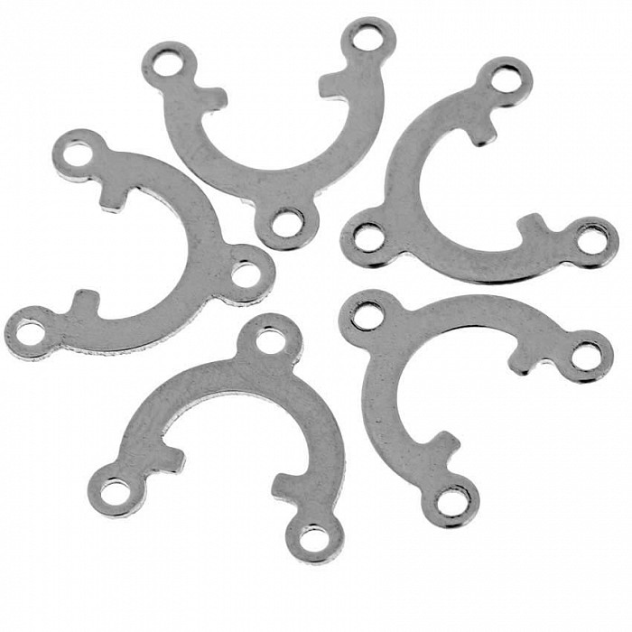 Ocelové ramínko, 14x14 mm (2 ks)