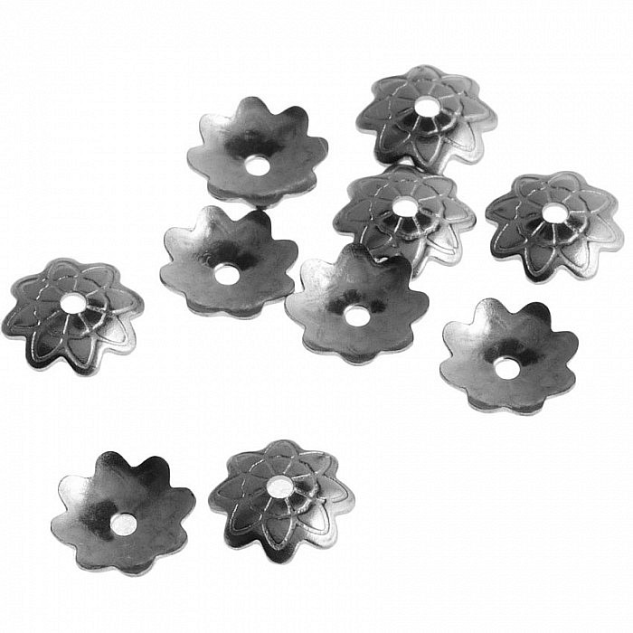 Ocelový kaplík tepaný, 7 mm (50 ks)