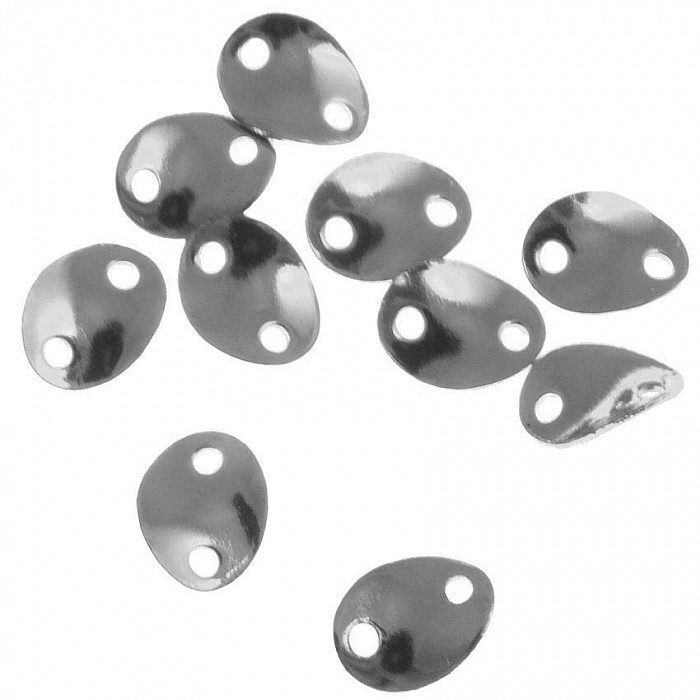 Ocelový konektor, 6,5x5x0,5 mm (10 ks)