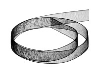 Organzová stuha černá, 10 mm, 5 m