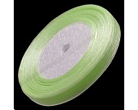 Organzová stuha světle zelená, 10 mm, 45 m