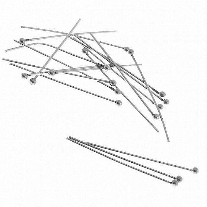 Ozdobné ocelové ketlovací nýty, 40x2x0,7 mm (25 ks)