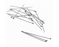 Ozdobné ocelové ketlovací nýty, 50x2x0,7 mm (25 ks)