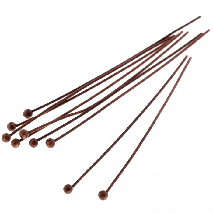 Ozdobný nýt měděný, 35mm (20 ks)