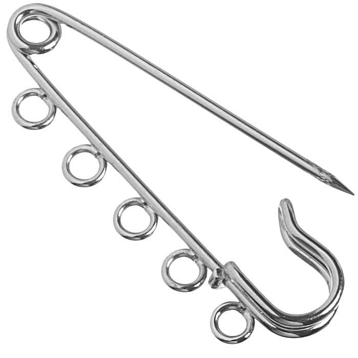 Ozdobný spínací špendlík, 16x50 mm