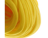 Parakord, outdoorová šňůra žlutá, 4mm, 1m