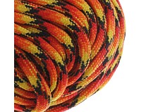 Parakord, outdoorová šňůra žlutooranžová, 4mm, 1m