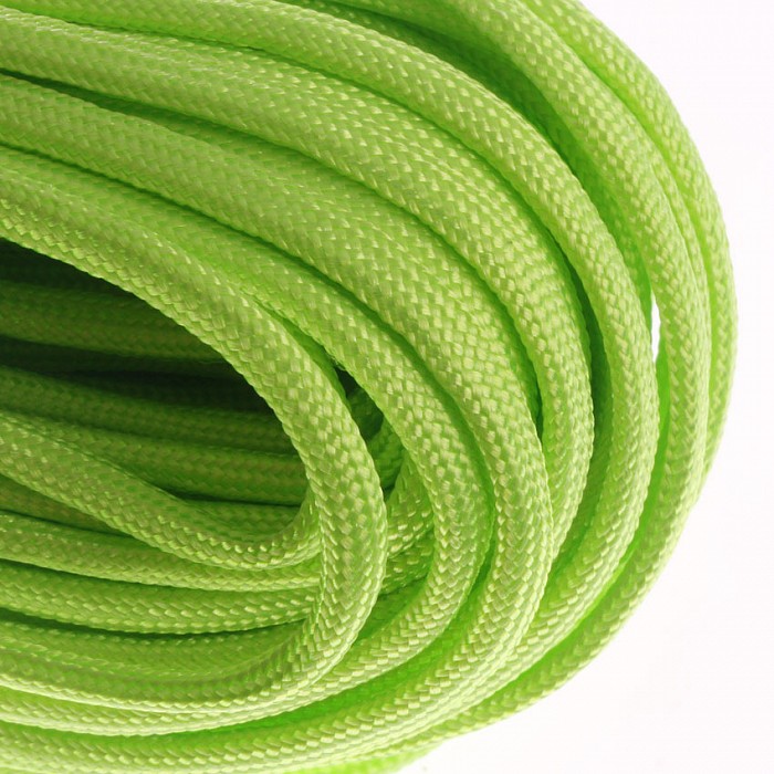 Parakord, outdoorová šňůra zelená, 4mm, 1m