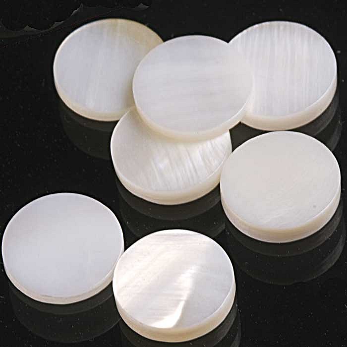 Perleťové kabošony, 8 mm, (4 ks)