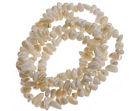 Perleťové zlomky krémové, 8-13 mm (10 cm)